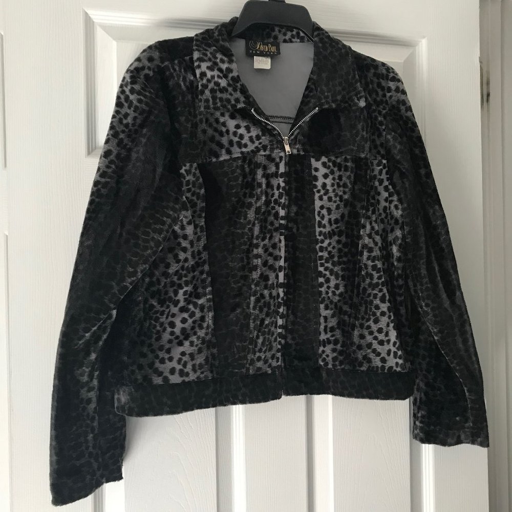 Vintage Animal Print Jacket